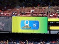 Pro Bowl powered by USAA sign in the stands Royalty Free Stock Photo