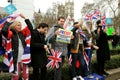 Pro Brexit manifestation in Parliament Square on the 31 January 2020