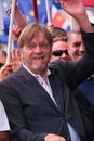 Pro-EU supporter Belgian MEP Guy Verhofstadt at the National Rejoin March in London.