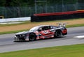 Pro Ford Mustang race car on the course