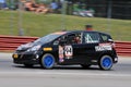 Pro Honda Fit race car on the track Royalty Free Stock Photo