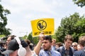 Pro Life Protesters Holding Up Signs Outside The Supreme Court