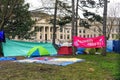 Pro-Palestinian encampment erected on OttawaU grounds