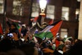 Pro-Palestinian protest after U.S. declaration as recognising the city of Jerusalem as the capital of Israel