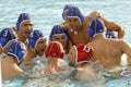 Pro Recco team waterpolo players Royalty Free Stock Photo