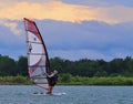 Pro Solo rider Windsurfing Royalty Free Stock Photo