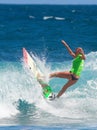 Pro surfer girl Royalty Free Stock Photo
