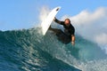 Pro Surfer Ross Williams Surfing in Hawaii Royalty Free Stock Photo