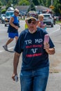 Pro Trump Boat Parade A senior Trump Supporter