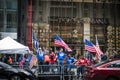 Pro Trump demonstration at 5th Avenue in Manhattan, New York, USA