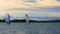 Pro Windsurfing Race Tour Royalty Free Stock Photo