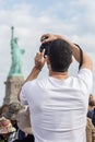 Liberty Island in New york