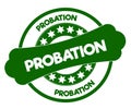 PROBATION green stamp.