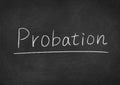 Probation Royalty Free Stock Photo