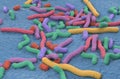 Probiotic bacteria field isometric view 3d illustration