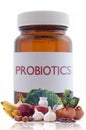 Probiotic pills concept Royalty Free Stock Photo