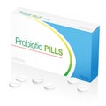 Probiotic Pills Tablets Box Package