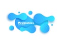 Probiotics bacteria vector design. Royalty Free Stock Photo