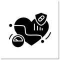 Probiotics glyph icon