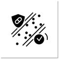 Probiotics glyph icon