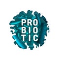 Probiotics and prebiotics concept Royalty Free Stock Photo