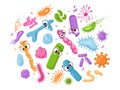 Probiotics among viruses, microorganism infections