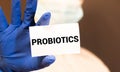 Probiotics Word Written out in Marker
