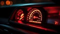 problem car warning lights Royalty Free Stock Photo
