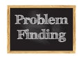 Problem finding blackboard notice Vector illustration