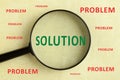 Problem Solution Concept Royalty Free Stock Photo