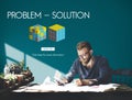 Problem Solution Decision Solving Strategy Ideas Concept Royalty Free Stock Photo