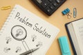 Problem Solution is shown using the text Royalty Free Stock Photo