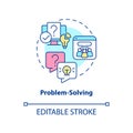 Problem solving concept icon Royalty Free Stock Photo