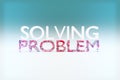 Problem solving concept Royalty Free Stock Photo