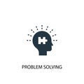 Problem solving icon. Simple element Royalty Free Stock Photo