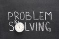 Problem solving watch Royalty Free Stock Photo