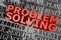 Problem solving word cloud