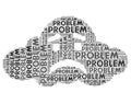 Problem Word Represents Muddle Difficulty And Misadventure Royalty Free Stock Photo