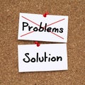 PROBLEMS SOLUTION Royalty Free Stock Photo