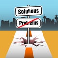 Problems and solutions Royalty Free Stock Photo