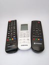 various types of remotes Royalty Free Stock Photo