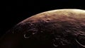 Procedural generated image of Mars Royalty Free Stock Photo