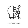 Procedure icon from collection.