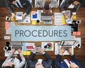 Procedures Process Steps System Concept Royalty Free Stock Photo