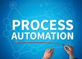 PROCESS AUTOMATION Royalty Free Stock Photo