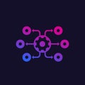 Process automation vector icon