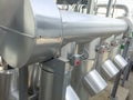 Process cooling system with stainless pipe line system