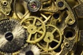 Process of installing a part on a mechanical watch, watch repair Royalty Free Stock Photo