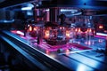 Process of laser manufacturing high-precision components, Bright color