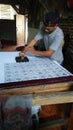 the process of making batik cap